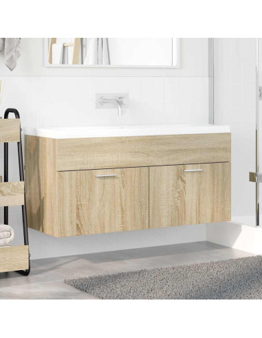 Armadio sottolavello con porta Rovere Sonoma Legno multistrato
