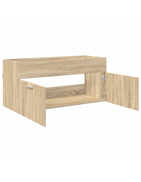 Armadio sottolavello con porta Rovere Sonoma Legno multistrato