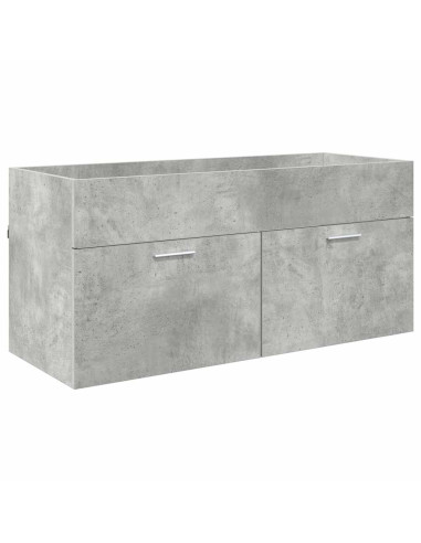 Armadio sottolavello con porta Grigio cemento Legno multistrato
