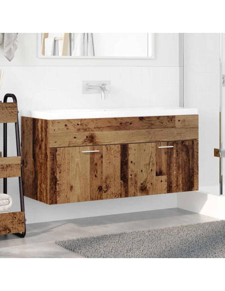 Armadio sottolavello con porta Legno vecchio Legno multistrato