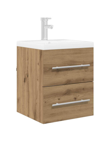 Armadio sottolavello Rovere artigianale 38,5 x 41 x 48 cm