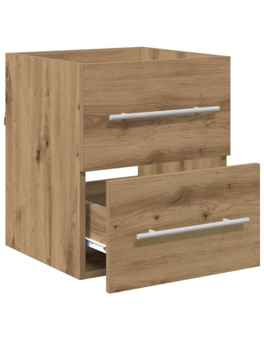 Armadio sottolavello Rovere artigianale 38,5 x 41 x 48 cm