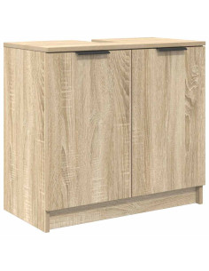 Mobile da Bagno con porta Rovere Sonoma 64,5 x 33,5 x 59 cm 2