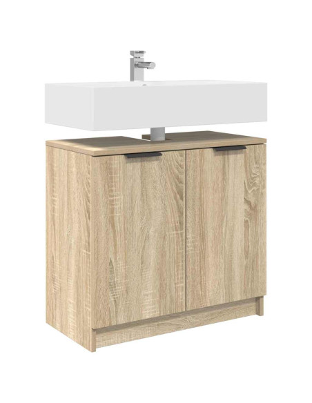 Mobile da Bagno con porta Rovere Sonoma 64,5 x 33,5 x 59 cm