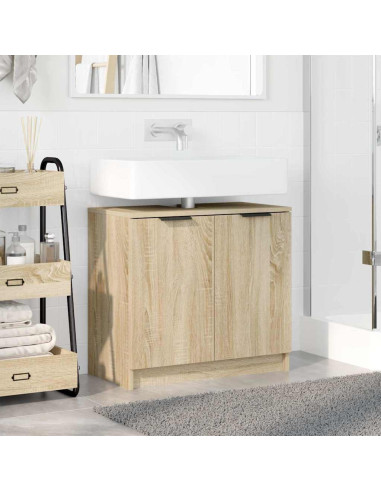 Mobile da Bagno con porta Rovere Sonoma 64,5 x 33,5 x 59 cm
