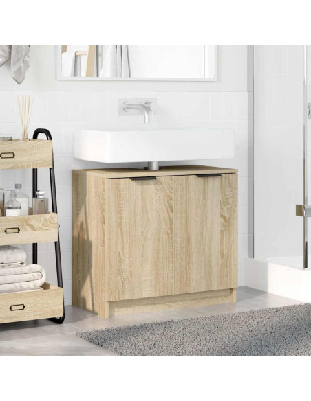 Mobile da Bagno con porta Rovere Sonoma 64,5 x 33,5 x 59 cm
