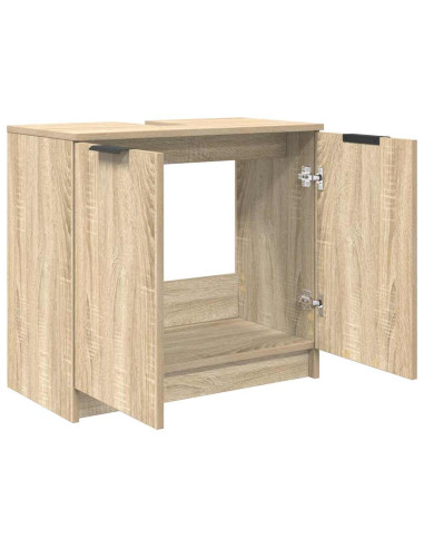 Mobile da Bagno con porta Rovere Sonoma 64,5 x 33,5 x 59 cm