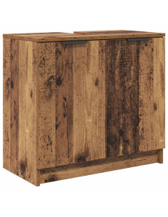 Mobile da Bagno con porta Legno vecchio 64,5 x 33,5 x 59 cm 2