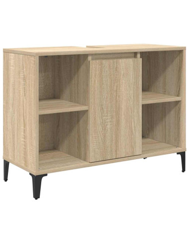 Armadio sottolavello con porta Rovere Sonoma 80 x 33 x 60 cm