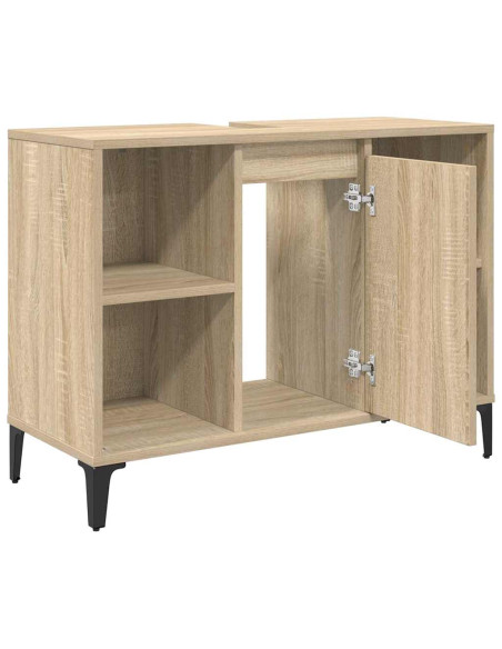 Armadio sottolavello con porta Rovere Sonoma 80 x 33 x 60 cm