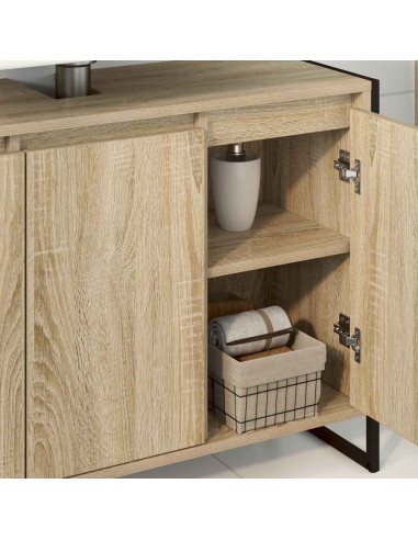 Mobile da Bagno Sonoma 90 x 30 x 60 cm Legno multistrato