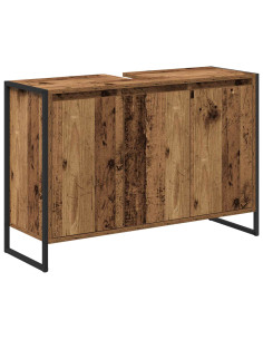 Mobile da Bagno Legno vecchio 90 x 30 x 60 cm Legno multistrato 2