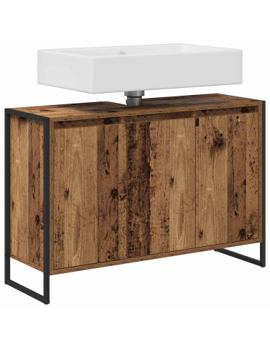 Mobile da Bagno Legno vecchio 90 x 30 x 60 cm Legno multistrato
