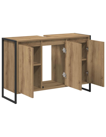 Mobile da Bagno con porta Rovere Artigianale 90 x 30 x 60 cm