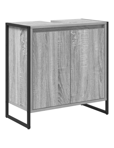 Mobile da Bagno Grigio Sonoma 60 x 30 x 60 cm Legno multistrato