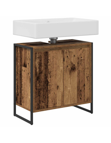 Mobile da Bagno Legno vecchio 60 x 30 x 60 cm Legno multistrato