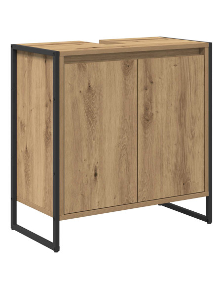 Mobile da Bagno con porta Rovere Artigianale 60 x 30 x 60 cm
