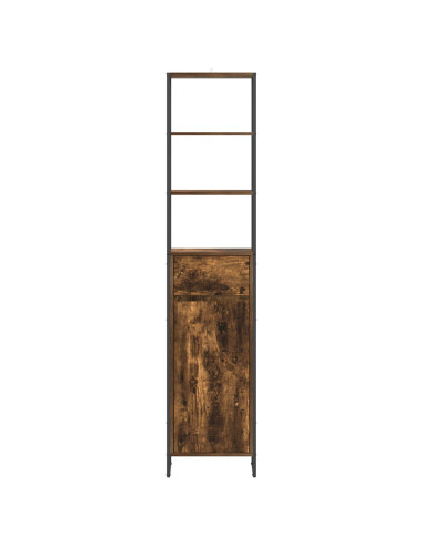 Mobile da Bagno con cassetto Quercia Fumosa 40 x 30 x 180 cm