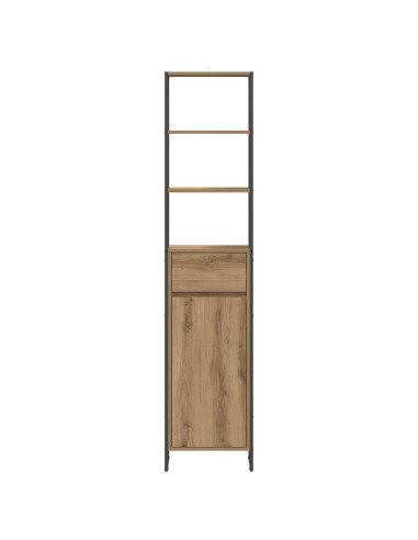 Mobile da Bagno con porta Rovere Artigianale 40 x 30 x 180 cm