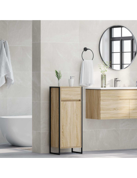 Mobile da Bagno Sonoma 40 x 30 x 100 cm Legno multistrato