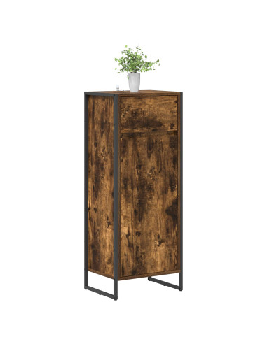 Mobile da Bagno con cassetto Quercia Fumosa 40 x 30 x 100 cm