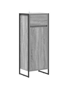 Mobile da Bagno con cassetto Grigio Sonoma 40 x 30 x 100 cm 2