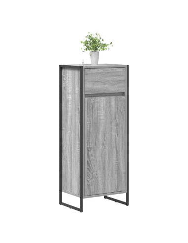 Mobile da Bagno con cassetto Grigio Sonoma 40 x 30 x 100 cm