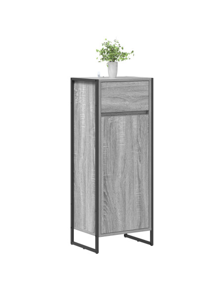 Mobile da Bagno con cassetto Grigio Sonoma 40 x 30 x 100 cm