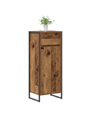 Mobile da Bagno con cassetto Legno vecchio 40 x 30 x 100 cm