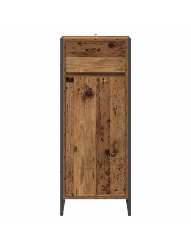 Mobile da Bagno con cassetto Legno vecchio 40 x 30 x 100 cm