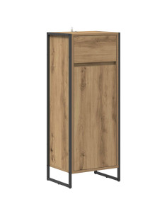 Mobile da Bagno con porta Rovere Artigianale 40 x 30 x 100 cm 2