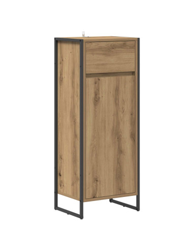 Mobile da Bagno con porta Rovere Artigianale 40 x 30 x 100 cm