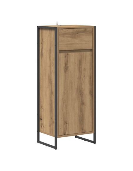 Mobile da Bagno con porta Rovere Artigianale 40 x 30 x 100 cm
