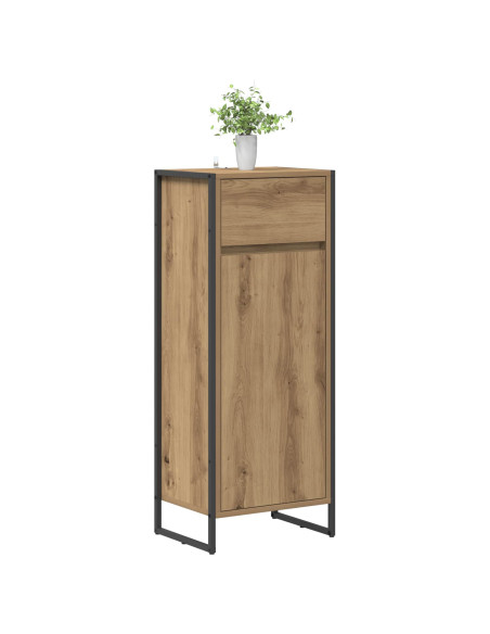 Mobile da Bagno con porta Rovere Artigianale 40 x 30 x 100 cm