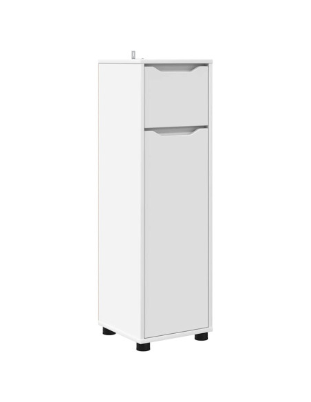 Mobile da Bagno Bianco 30,5 x 30 x 101 cm Legno multistrato