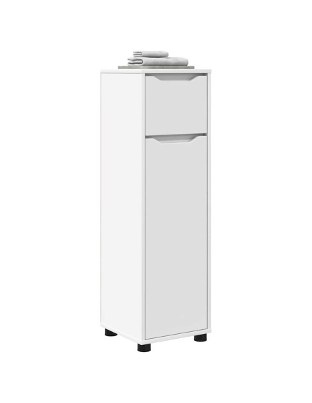 Mobile da Bagno Bianco 30,5 x 30 x 101 cm Legno multistrato