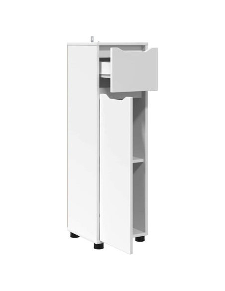 Mobile da Bagno Bianco 30,5 x 30 x 101 cm Legno multistrato