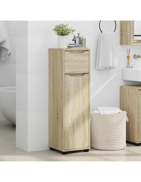 Mobile da Bagno con cassetto Rovere Sonoma 30,5 x 30 x 101 cm