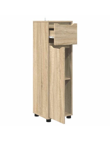Mobile da Bagno con cassetto Rovere Sonoma 30,5 x 30 x 101 cm