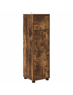 Mobile da Bagno con cassetto Rovere fumé 30,5 x 30 x 101 cm 2