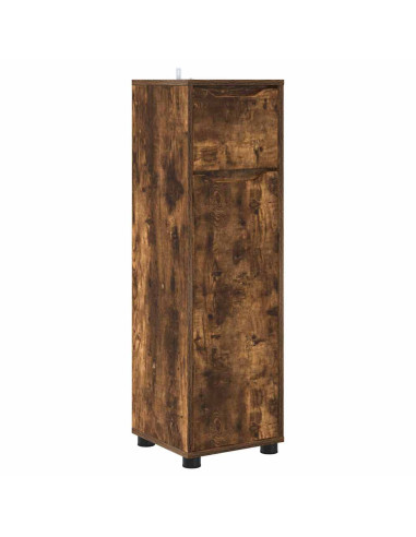 Mobile da Bagno con cassetto Rovere fumé 30,5 x 30 x 101 cm