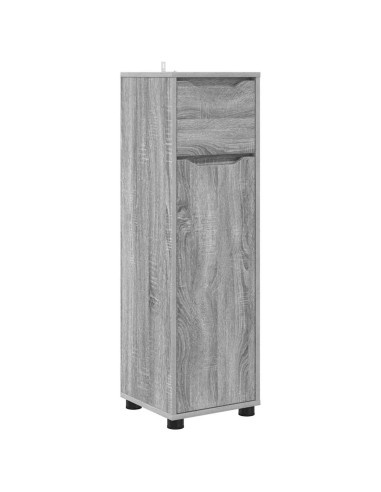 Mobile da Bagno con cassetto Grigio Sonoma 30,5 x 30 x 101 cm