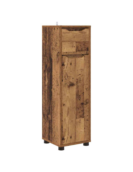Mobile da Bagno con cassetto Legno vecchio 30,5 x 30 x 101 cm