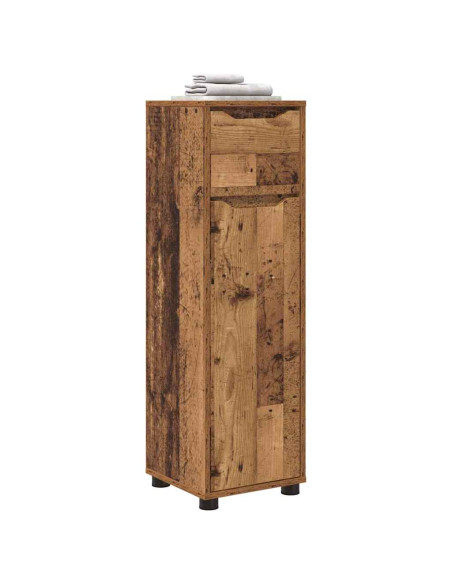 Mobile da Bagno con cassetto Legno vecchio 30,5 x 30 x 101 cm