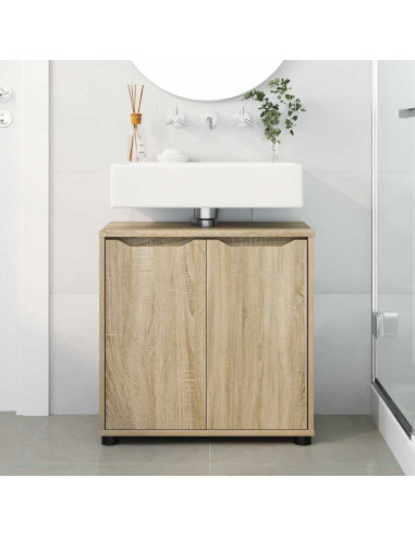 Mobile per lavabo da bagno Rovere Sonoma 60 x 30 x 60 cm