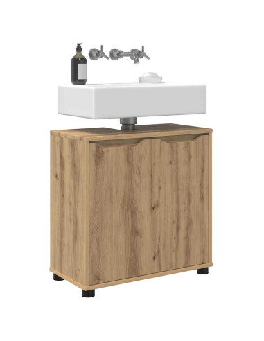 Mobile per lavabo da bagno Rovere artigianale 60 x 30 x 60 cm