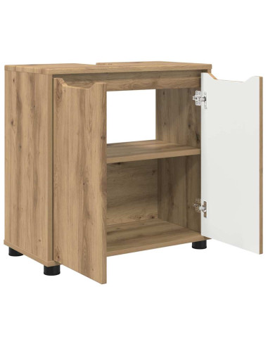 Mobile per lavabo da bagno Rovere artigianale 60 x 30 x 60 cm