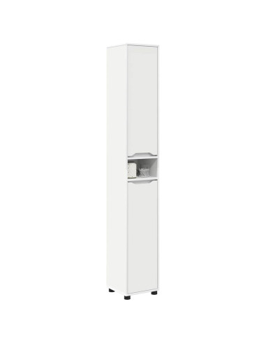 Mobile da Bagno Bianco 30,5 x 30 x 195 cm Legno multistrato