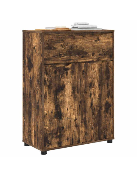 Mobile da Bagno con cassetto Rovere fumé 72,5 x 36,5 x 100 cm
