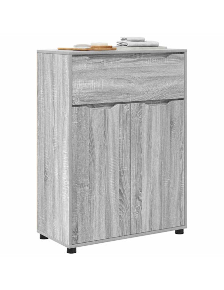 Mobile da Bagno con cassetto Grigio Sonoma 72,5 x 36,5 x 100 cm